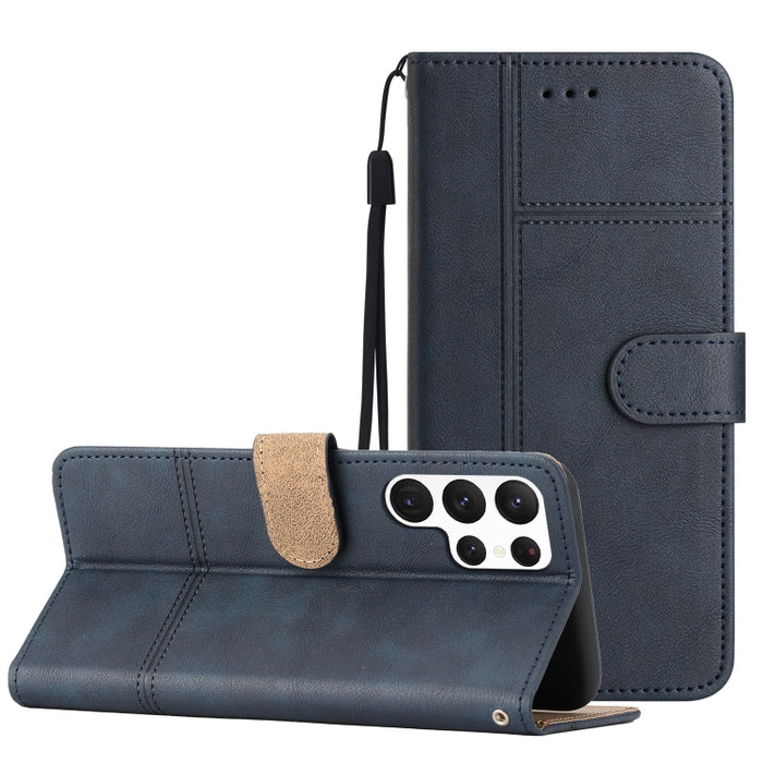 Estuche para teléfono de cuero con textura de piel de vaca de estilo empresarial, For Xiaomi 12T, For Xiaomi 12 Lite, For Xiaomi 12 Pro, For Xiaomi Redmi 10 2022, For Xiaomi Redmi 10A, For Xiaomi Redmi 10C, For Xiaomi Redmi A1, For Samsung Galaxy S23 5...