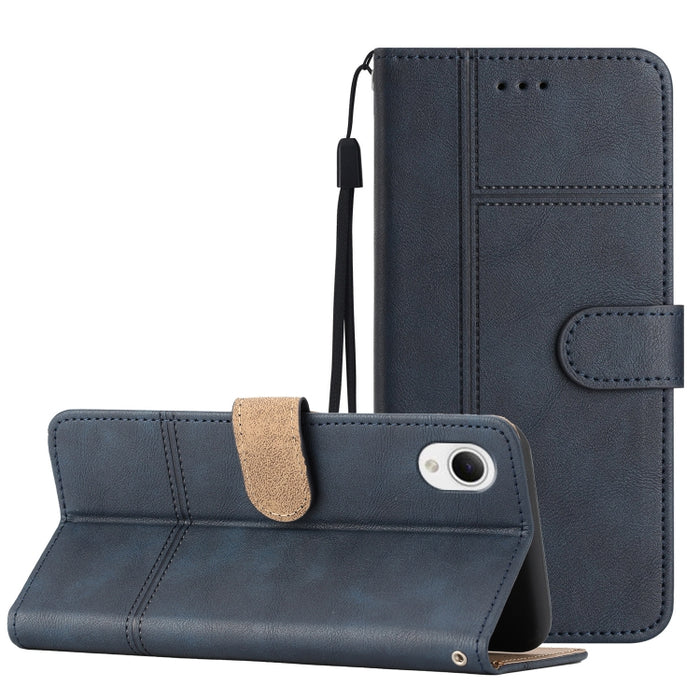 Estuche para teléfono de cuero con textura de piel de vaca de estilo empresarial, For Xiaomi 12T, For Xiaomi 12 Lite, For Xiaomi 12 Pro, For Xiaomi Redmi 10 2022, For Xiaomi Redmi 10A, For Xiaomi Redmi 10C, For Xiaomi Redmi A1, For Samsung Galaxy S23 5...
