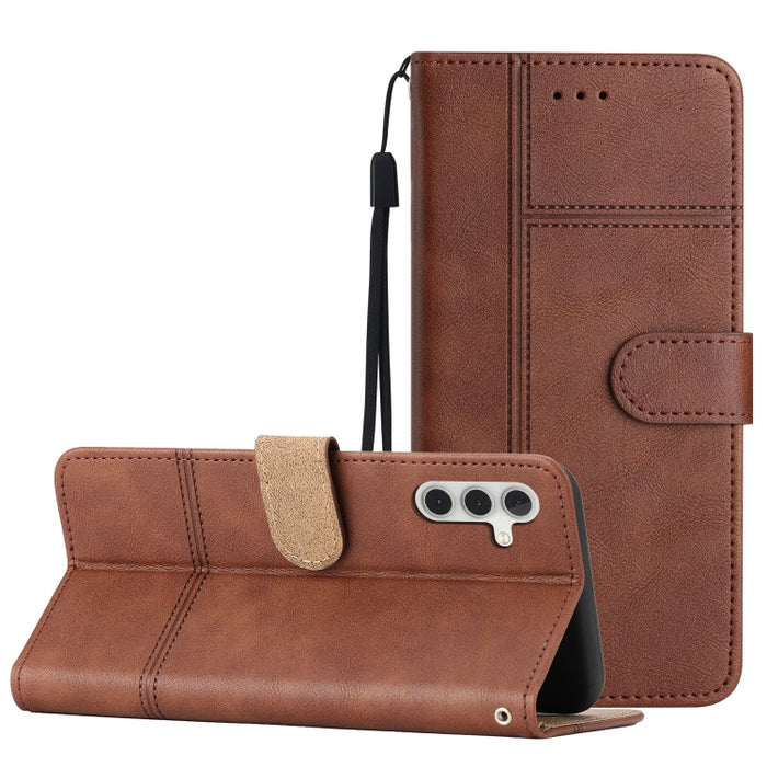 Estuche para teléfono de cuero con textura de piel de vaca de estilo empresarial, For Xiaomi 12T, For Xiaomi 12 Lite, For Xiaomi 12 Pro, For Xiaomi Redmi 10 2022, For Xiaomi Redmi 10A, For Xiaomi Redmi 10C, For Xiaomi Redmi A1, For Samsung Galaxy S23 5...