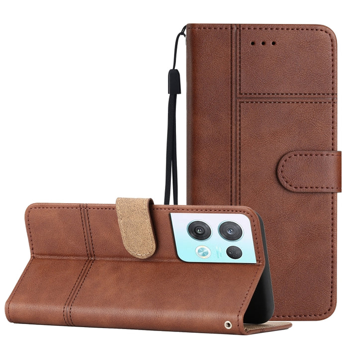 Estuche para teléfono de cuero con textura de piel de vaca de estilo empresarial, For Xiaomi 12T, For Xiaomi 12 Lite, For Xiaomi 12 Pro, For Xiaomi Redmi 10 2022, For Xiaomi Redmi 10A, For Xiaomi Redmi 10C, For Xiaomi Redmi A1, For Samsung Galaxy S23 5...