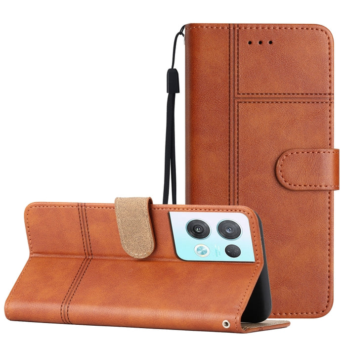 Estuche para teléfono de cuero con textura de piel de vaca de estilo empresarial, For Xiaomi 12T, For Xiaomi 12 Lite, For Xiaomi 12 Pro, For Xiaomi Redmi 10 2022, For Xiaomi Redmi 10A, For Xiaomi Redmi 10C, For Xiaomi Redmi A1, For Samsung Galaxy S23 5...