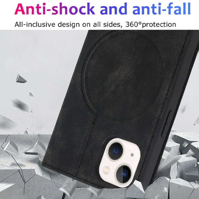 Caja de teléfono de cuero Magsafe de carga inalámbrica, For iPhone 14, For iPhone 14 Plus, For iPhone 14 Pro, For iPhone 14 Pro Max