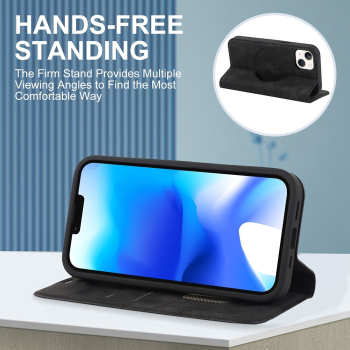 Caja de teléfono de cuero Magsafe de carga inalámbrica, For iPhone 14, For iPhone 14 Plus, For iPhone 14 Pro, For iPhone 14 Pro Max