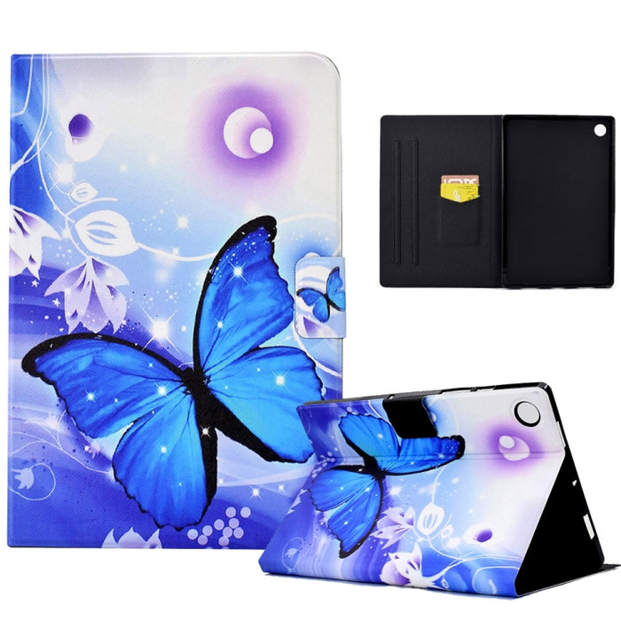 Estuche para tableta de cuero inteligente de TPU prensado eléctrico, For Samsung Galaxy Tab A8 10.5 2021 / A8 2022, For Samsung Galaxy Tab S6 Lite SM-P610, For Samsung Galaxy Tab A 8.0 T350, For Samsung Galaxy Tab A7 10.4 2020 / 2022�������������������...
