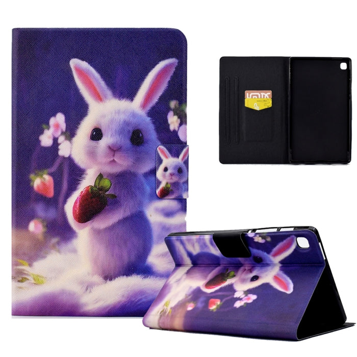 Estuche para tableta de cuero inteligente de TPU prensado eléctrico, For Samsung Galaxy Tab A8 10.5 2021 / A8 2022, For Samsung Galaxy Tab S6 Lite SM-P610, For Samsung Galaxy Tab A 8.0 T350, For Samsung Galaxy Tab A7 10.4 2020 / 2022                   ...