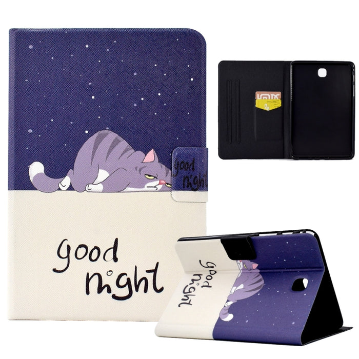 Estuche para tableta de cuero inteligente de TPU prensado eléctrico, For Samsung Galaxy Tab A8 10.5 2021 / A8 2022, For Samsung Galaxy Tab S6 Lite SM-P610, For Samsung Galaxy Tab A 8.0 T350, For Samsung Galaxy Tab A7 10.4 2020 / 2022�������������������...