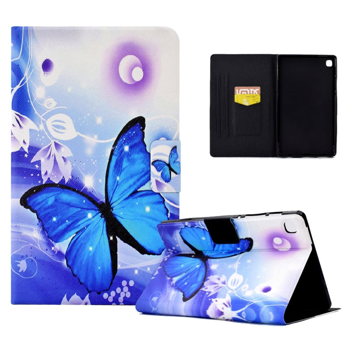 Estuche para tableta de cuero inteligente de TPU prensado eléctrico, For Samsung Galaxy Tab A8 10.5 2021 / A8 2022, For Samsung Galaxy Tab S6 Lite SM-P610, For Samsung Galaxy Tab A 8.0 T350, For Samsung Galaxy Tab A7 10.4 2020 / 2022                   ...