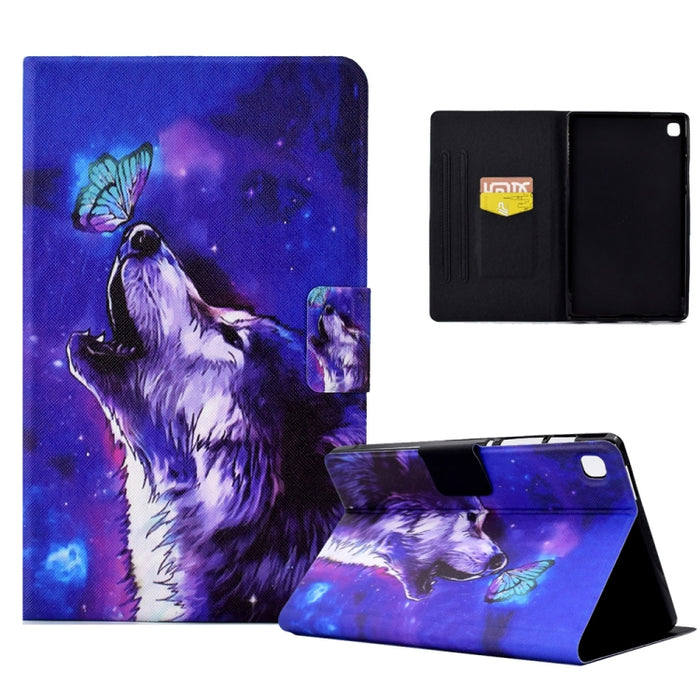 Estuche para tableta de cuero inteligente de TPU prensado eléctrico, For Samsung Galaxy Tab A8 10.5 2021 / A8 2022, For Samsung Galaxy Tab S6 Lite SM-P610, For Samsung Galaxy Tab A 8.0 T350, For Samsung Galaxy Tab A7 10.4 2020 / 2022�������������������...