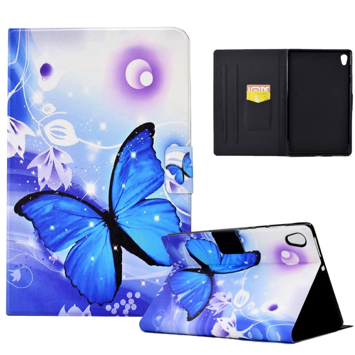 Estuche para tableta de cuero inteligente de TPU prensado eléctrico, For Samsung Galaxy Tab A8 10.5 2021 / A8 2022, For Samsung Galaxy Tab S6 Lite SM-P610, For Samsung Galaxy Tab A 8.0 T350, For Samsung Galaxy Tab A7 10.4 2020 / 2022�������������������...