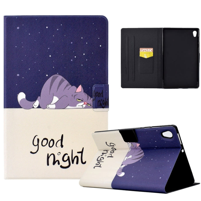 Estuche para tableta de cuero inteligente de TPU prensado eléctrico, For Samsung Galaxy Tab A8 10.5 2021 / A8 2022, For Samsung Galaxy Tab S6 Lite SM-P610, For Samsung Galaxy Tab A 8.0 T350, For Samsung Galaxy Tab A7 10.4 2020 / 2022�������������������...