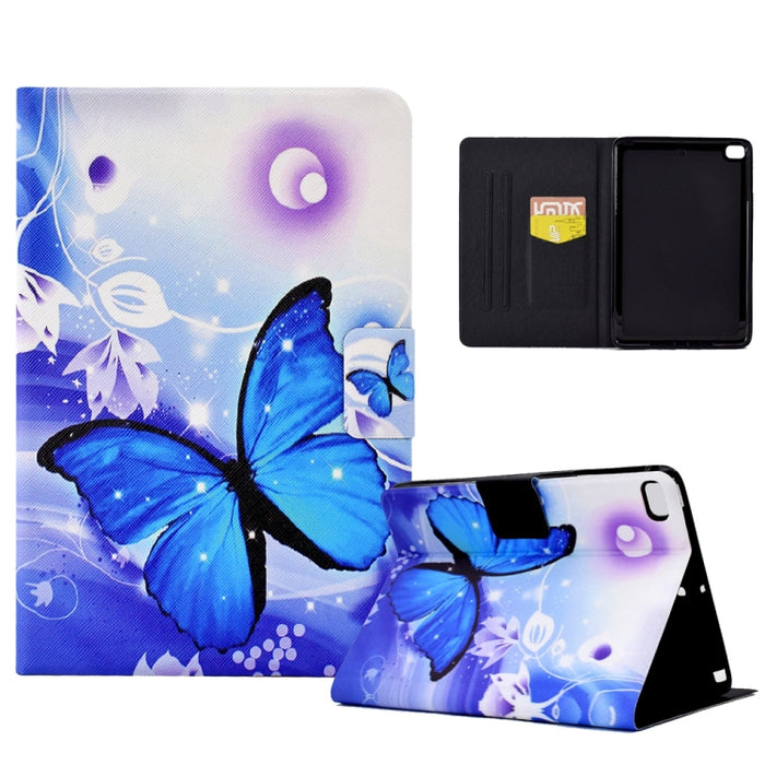 Estuche para tableta de cuero inteligente de TPU prensado eléctrico, For Samsung Galaxy Tab A8 10.5 2021 / A8 2022, For Samsung Galaxy Tab S6 Lite SM-P610, For Samsung Galaxy Tab A 8.0 T350, For Samsung Galaxy Tab A7 10.4 2020 / 2022�������������������...