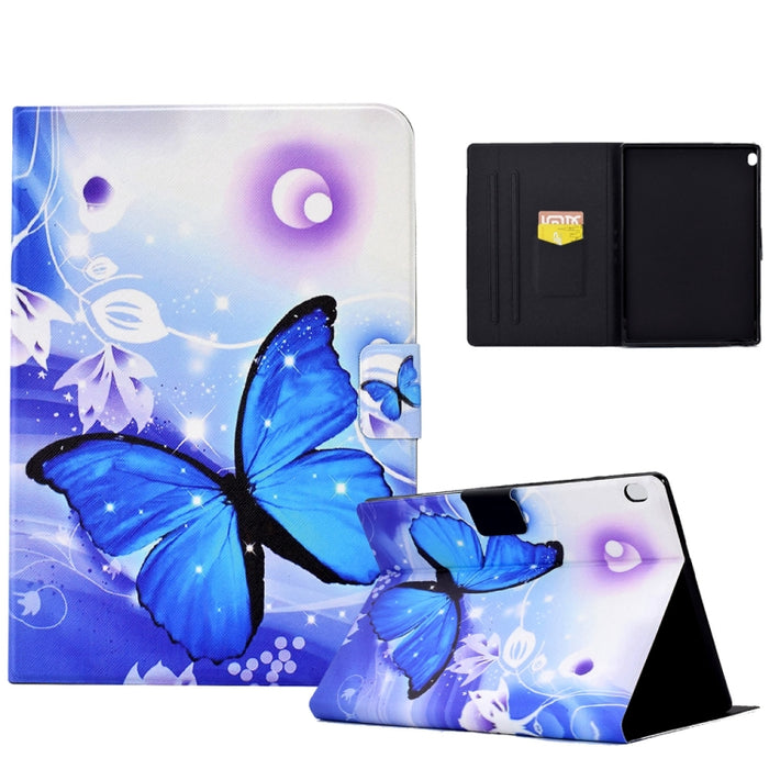 Estuche para tableta de cuero inteligente de TPU prensado eléctrico, For Samsung Galaxy Tab A8 10.5 2021 / A8 2022, For Samsung Galaxy Tab S6 Lite SM-P610, For Samsung Galaxy Tab A 8.0 T350, For Samsung Galaxy Tab A7 10.4 2020 / 2022�������������������...