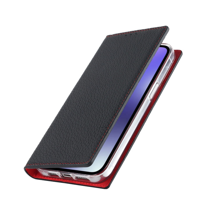 Estuche para teléfono de cuero genuino con textura de litchi, For iPhone 14 Pro Max, For iPhone 14 Pro, For iPhone 14, For iPhone 14 Plus, For Google Pixel 7 5G