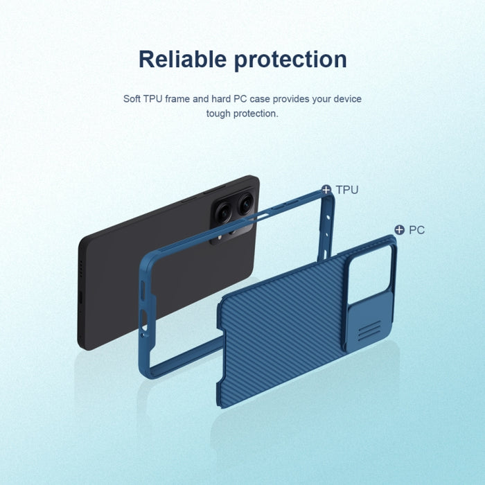 Estuche para teléfono NILLKIN CamShield Pro PC, For Xiaomi Redmi Note 12 Pro 5G China, For Xiaomi Redmi Note 12 Pro+ China