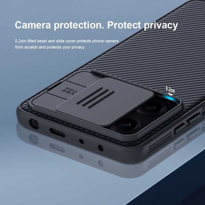 Estuche para teléfono NILLKIN CamShield Pro PC, For Xiaomi Redmi Note 12 Pro 5G China, For Xiaomi Redmi Note 12 Pro+ China