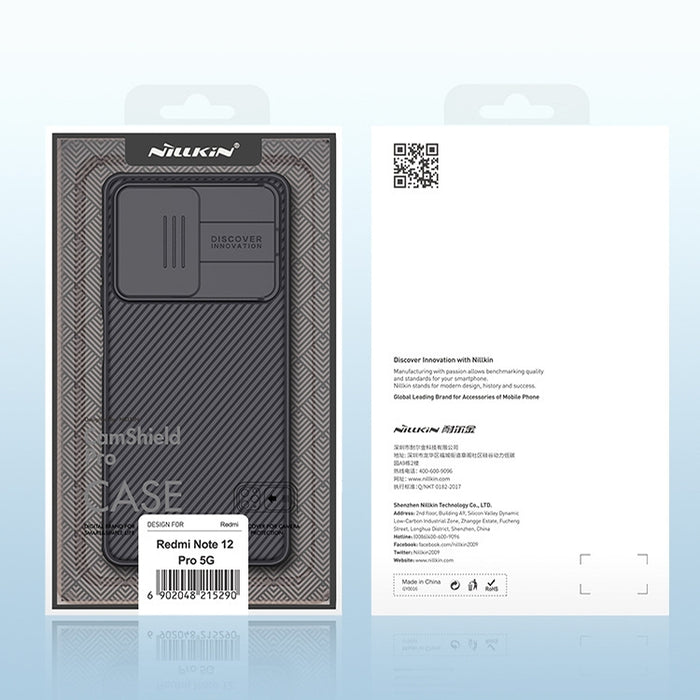 Estuche para teléfono NILLKIN CamShield Pro PC, For Xiaomi Redmi Note 12 Pro 5G China, For Xiaomi Redmi Note 12 Pro+ China