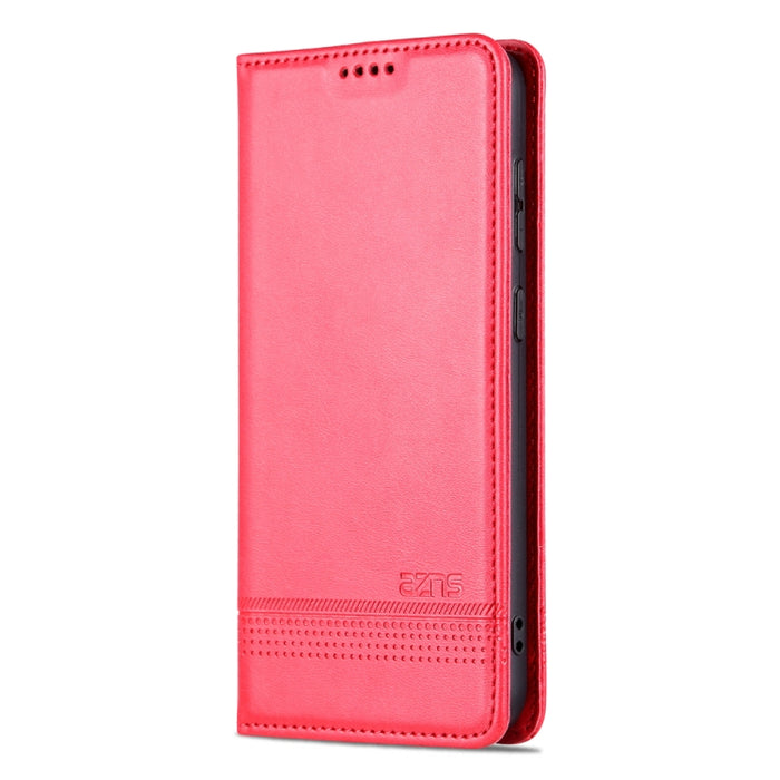 AZNS Funda de cuero con tapa magnética con textura de becerro para teléfono, For Samsung Galaxy S23 5G, For Samsung Galaxy S23+ 5G, For Samsung Galaxy S23 Ultra 5G, For Xiaomi Redmi Note 12 Pro 5G China / Note 12 Pro 5G+ China