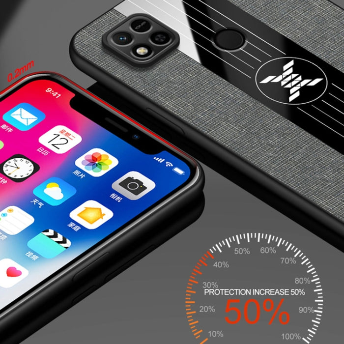 Funda de teléfono TPU a prueba de golpes con texto de tela de costura XINLI, For Xiaomi Redmi 10A, For Xiaomi Redmi K50, For Xiaomi Redmi K50 Gaming, For Xiaomi Redmi Note 11E, For Xiaomi Redmi Note 11T Pro, For Xiaomi Redmi Note 11 Global             ...