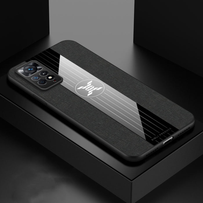 Funda de teléfono TPU a prueba de golpes con texto de tela de costura XINLI, For Xiaomi Redmi 10A, For Xiaomi Redmi K50, For Xiaomi Redmi K50 Gaming, For Xiaomi Redmi Note 11E, For Xiaomi Redmi Note 11T Pro, For Xiaomi Redmi Note 11 Global             ...