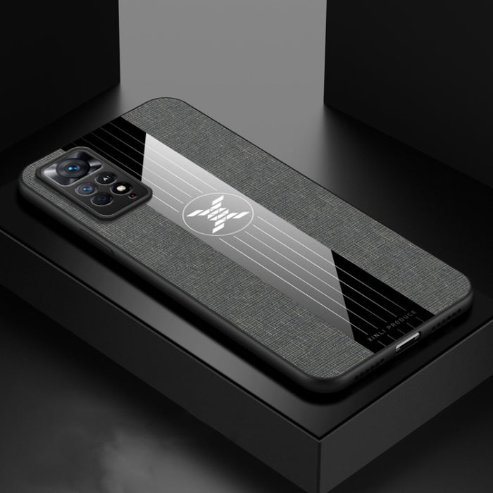 Funda de teléfono TPU a prueba de golpes con texto de tela de costura XINLI, For Xiaomi Redmi 10A, For Xiaomi Redmi K50, For Xiaomi Redmi K50 Gaming, For Xiaomi Redmi Note 11E, For Xiaomi Redmi Note 11T Pro, For Xiaomi Redmi Note 11 Global             ...