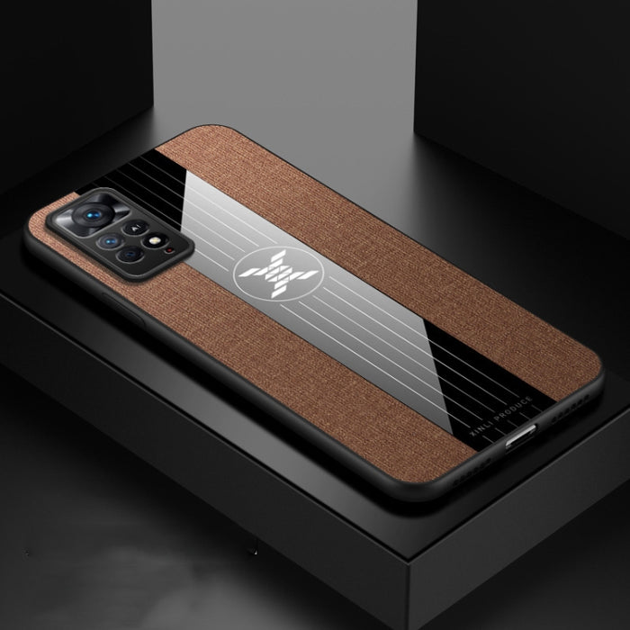 Funda de teléfono TPU a prueba de golpes con texto de tela de costura XINLI, For Xiaomi Redmi 10A, For Xiaomi Redmi K50, For Xiaomi Redmi K50 Gaming, For Xiaomi Redmi Note 11E, For Xiaomi Redmi Note 11T Pro, For Xiaomi Redmi Note 11 Global             ...