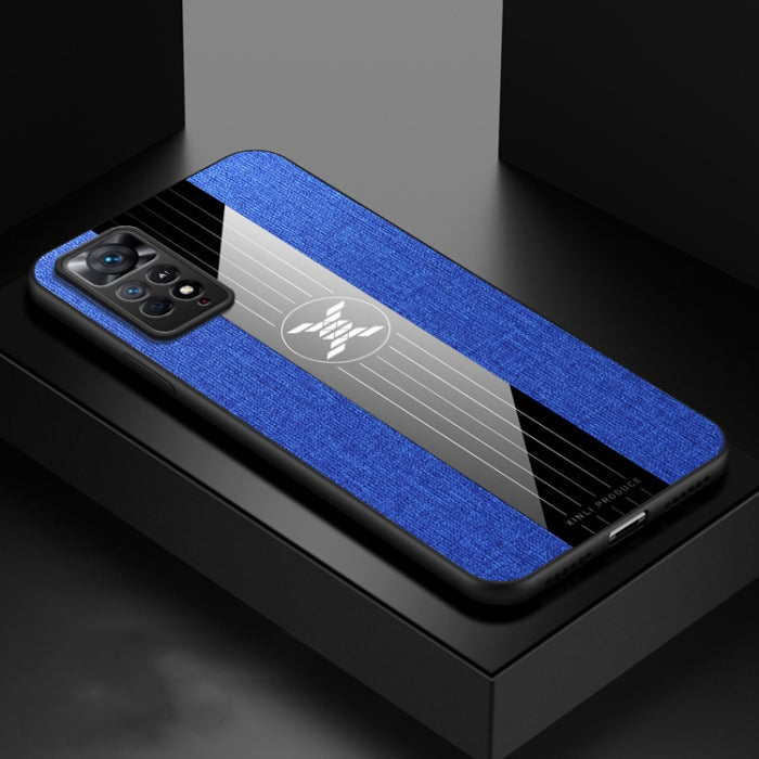 Funda de teléfono TPU a prueba de golpes con texto de tela de costura XINLI, For Xiaomi Redmi 10A, For Xiaomi Redmi K50, For Xiaomi Redmi K50 Gaming, For Xiaomi Redmi Note 11E, For Xiaomi Redmi Note 11T Pro, For Xiaomi Redmi Note 11 Global             ...