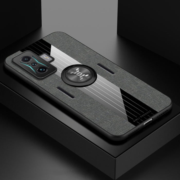 Funda de teléfono TPU con textura de tela de costura XINLI con soporte para anillo, For Xiaomi Redmi 10A, For Xiaomi Redmi K50, For Xiaomi Redmi K50 Gaming, For Xiaomi Redmi Note 11E, For Xiaomi Redmi Note 11T Pro, For Xiaomi Redmi Note 11 Global      ...