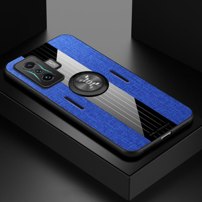 Funda de teléfono TPU con textura de tela de costura XINLI con soporte para anillo, For Xiaomi Redmi 10A, For Xiaomi Redmi K50, For Xiaomi Redmi K50 Gaming, For Xiaomi Redmi Note 11E, For Xiaomi Redmi Note 11T Pro, For Xiaomi Redmi Note 11 Global      ...