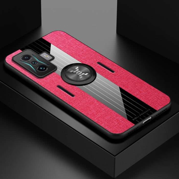 Funda de teléfono TPU con textura de tela de costura XINLI con soporte para anillo, For Xiaomi Redmi 10A, For Xiaomi Redmi K50, For Xiaomi Redmi K50 Gaming, For Xiaomi Redmi Note 11E, For Xiaomi Redmi Note 11T Pro, For Xiaomi Redmi Note 11 Global      ...