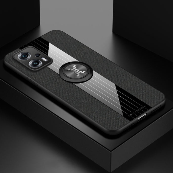 Funda de teléfono TPU con textura de tela de costura XINLI con soporte para anillo, For Xiaomi Redmi 10A, For Xiaomi Redmi K50, For Xiaomi Redmi K50 Gaming, For Xiaomi Redmi Note 11E, For Xiaomi Redmi Note 11T Pro, For Xiaomi Redmi Note 11 Global      ...