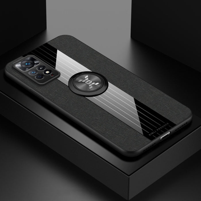 Funda de teléfono TPU con textura de tela de costura XINLI con soporte para anillo, For Xiaomi Redmi 10A, For Xiaomi Redmi K50, For Xiaomi Redmi K50 Gaming, For Xiaomi Redmi Note 11E, For Xiaomi Redmi Note 11T Pro, For Xiaomi Redmi Note 11 Global      ...