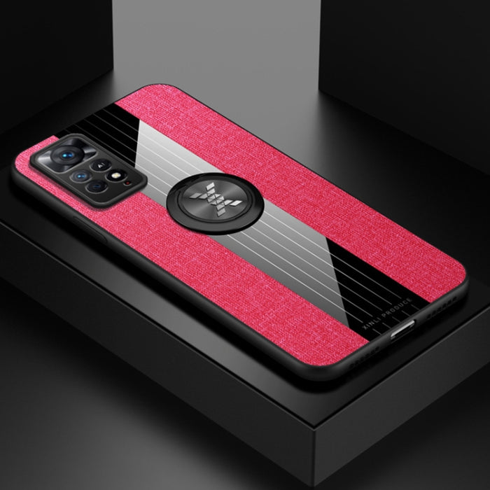 Funda de teléfono TPU con textura de tela de costura XINLI con soporte para anillo, For Xiaomi Redmi 10A, For Xiaomi Redmi K50, For Xiaomi Redmi K50 Gaming, For Xiaomi Redmi Note 11E, For Xiaomi Redmi Note 11T Pro, For Xiaomi Redmi Note 11 Global      ...
