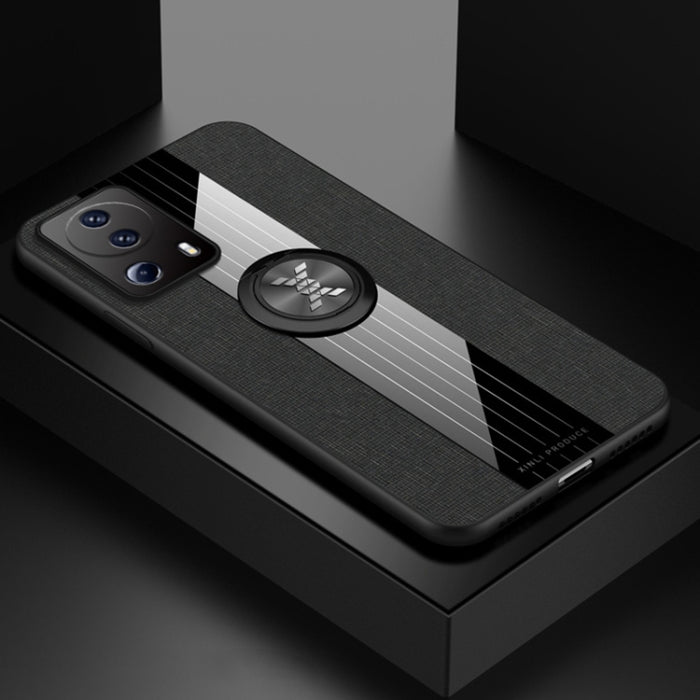 Funda de teléfono TPU con textura de tela de costura XINLI con soporte para anillo, For Xiaomi Redmi 10A, For Xiaomi Redmi K50, For Xiaomi Redmi K50 Gaming, For Xiaomi Redmi Note 11E, For Xiaomi Redmi Note 11T Pro, For Xiaomi Redmi Note 11 Global      ...