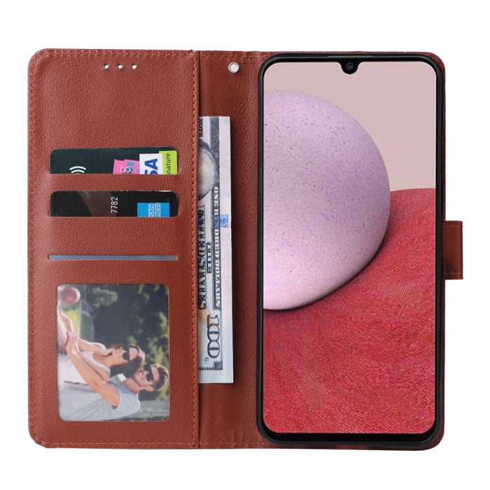 Estuche multifuncional de cuero para teléfono con 3 ranuras para tarjetas, For Samsung Galaxy A14 5G, For Xiaomi Redmi Note 12 China, For Xiaomi Redmi Note 12 Pro 5G China, For Xiaomi Redmi Note 12 Pro+ China
