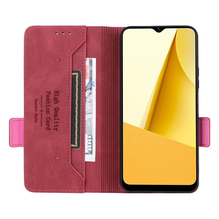 Funda de cuero para teléfono con cierre magnético, For vivo Y16 4G, For Motorola Edge 30 Ultra / Moto X30 Pro, For Xiaomi Poco C40, For Xiaomi Redmi 11 Prime 4G