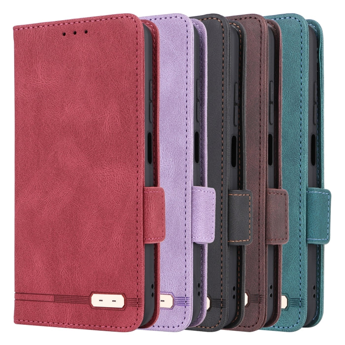 Funda de cuero para teléfono con cierre magnético, For vivo Y16 4G, For Motorola Edge 30 Ultra / Moto X30 Pro, For Xiaomi Poco C40, For Xiaomi Redmi 11 Prime 4G