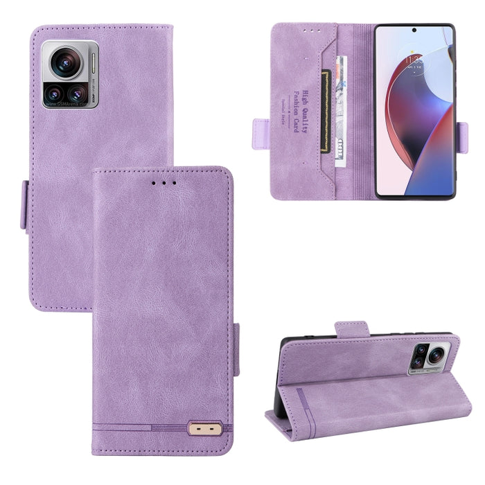 Funda de cuero para teléfono con cierre magnético, For vivo Y16 4G, For Motorola Edge 30 Ultra / Moto X30 Pro, For Xiaomi Poco C40, For Xiaomi Redmi 11 Prime 4G