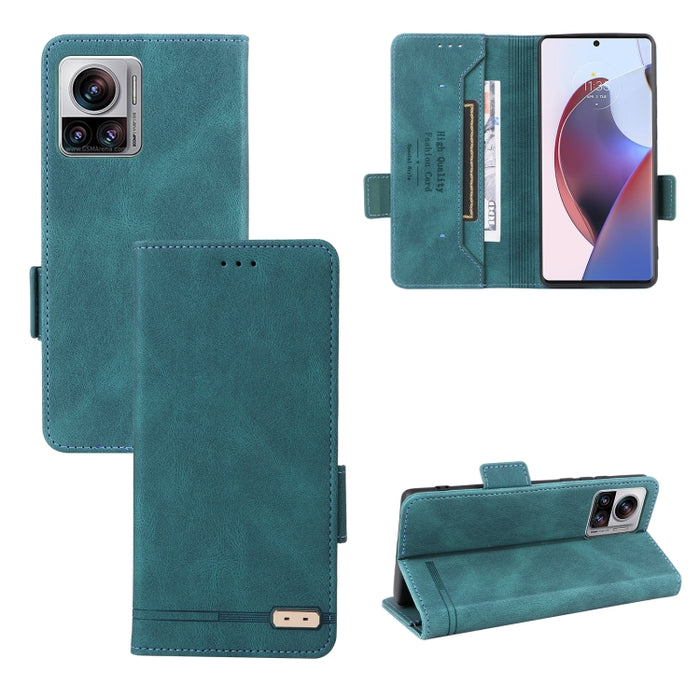 Funda de cuero para teléfono con cierre magnético, For vivo Y16 4G, For Motorola Edge 30 Ultra / Moto X30 Pro, For Xiaomi Poco C40, For Xiaomi Redmi 11 Prime 4G