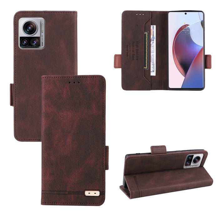 Funda de cuero para teléfono con cierre magnético, For vivo Y16 4G, For Motorola Edge 30 Ultra / Moto X30 Pro, For Xiaomi Poco C40, For Xiaomi Redmi 11 Prime 4G