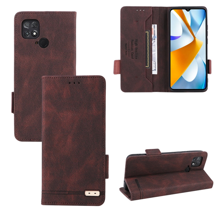 Funda de cuero para teléfono con cierre magnético, For vivo Y16 4G, For Motorola Edge 30 Ultra / Moto X30 Pro, For Xiaomi Poco C40, For Xiaomi Redmi 11 Prime 4G