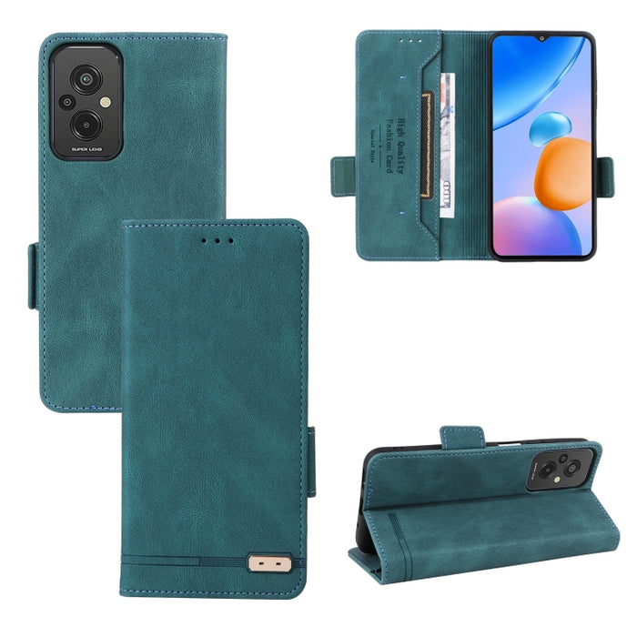Funda de cuero para teléfono con cierre magnético, For vivo Y16 4G, For Motorola Edge 30 Ultra / Moto X30 Pro, For Xiaomi Poco C40, For Xiaomi Redmi 11 Prime 4G