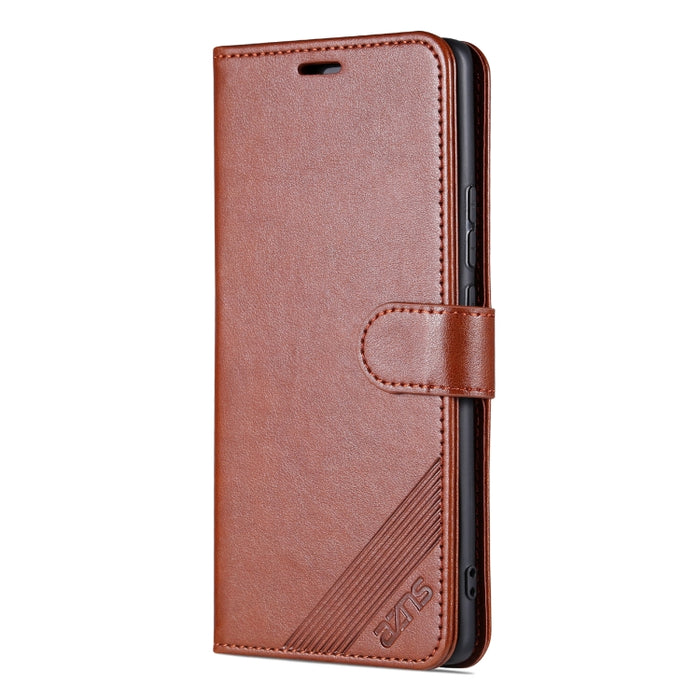 AZNS Estuche para teléfono de cuero con textura de piel de oveja, For vivo X90, For Xiaomi 13, For Xiaomi 13 Pro