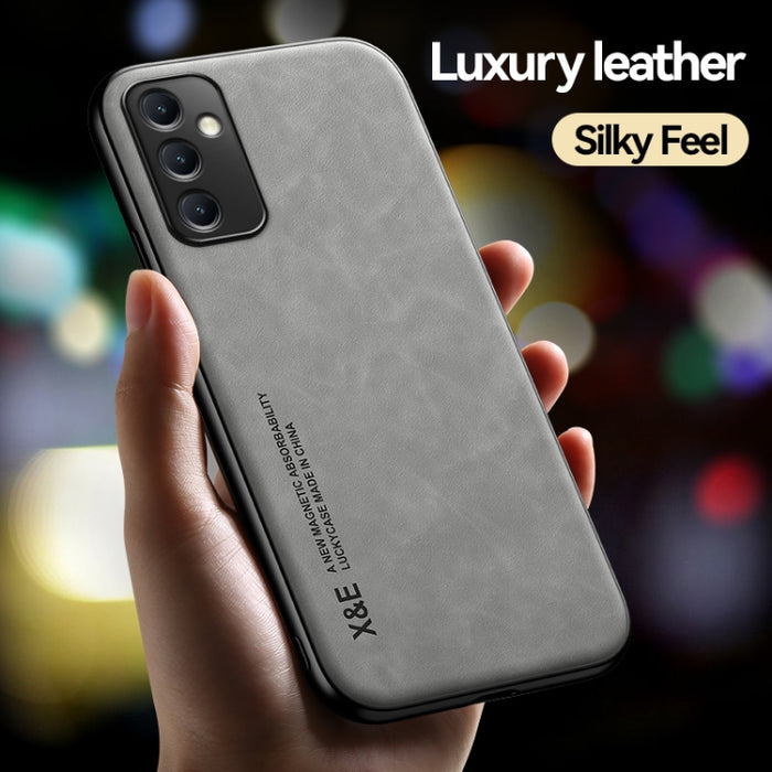 Estuche para teléfono con respaldo de cuero magnético Skin Feel, For Samsung Galaxy A14 5G, For Samsung Galaxy A54 5G, For Xiaomi 13, For Xiaomi 13 Pro