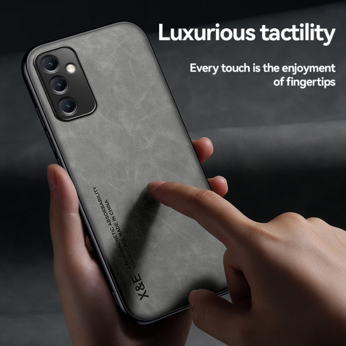 Estuche para teléfono con respaldo de cuero magnético Skin Feel, For Samsung Galaxy A14 5G, For Samsung Galaxy A54 5G, For Xiaomi 13, For Xiaomi 13 Pro