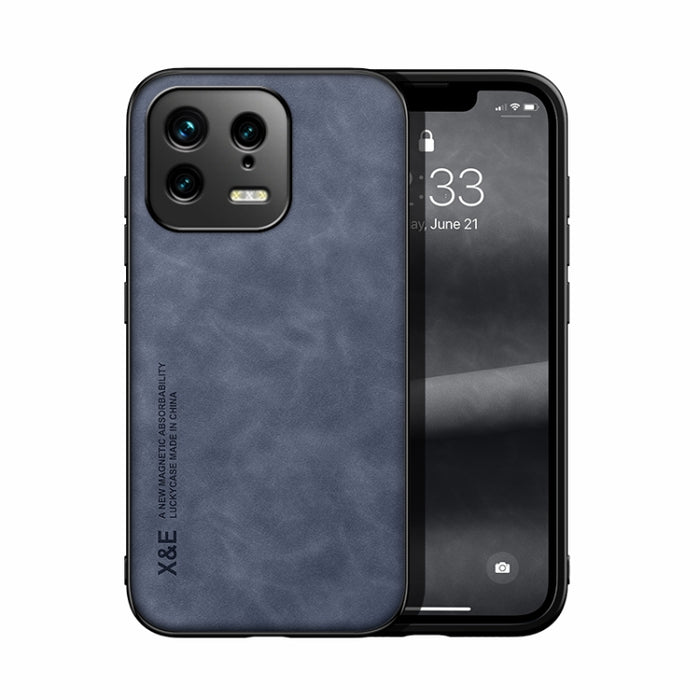 Estuche para teléfono con respaldo de cuero magnético Skin Feel, For Samsung Galaxy A14 5G, For Samsung Galaxy A54 5G, For Xiaomi 13, For Xiaomi 13 Pro