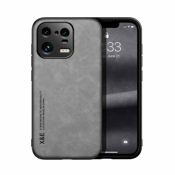 Estuche para teléfono con respaldo de cuero magnético Skin Feel, For Samsung Galaxy A14 5G, For Samsung Galaxy A54 5G, For Xiaomi 13, For Xiaomi 13 Pro