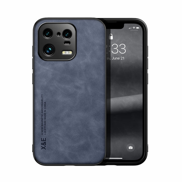 Estuche para teléfono con respaldo de cuero magnético Skin Feel, For Samsung Galaxy A14 5G, For Samsung Galaxy A54 5G, For Xiaomi 13, For Xiaomi 13 Pro