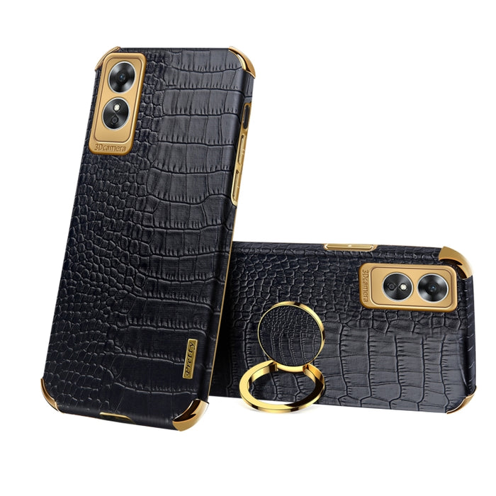 Estuche para teléfono con textura de cocodrilo galvanoplastia 6D con soporte, For OPPO A17, For Realme C21Y, For Realme C33, For OPPO Reno8 Pro+, For Xiaomi Redmi Note 12 China, For Xiaomi Redmi Note 12 Pro+ China, For Samsung Galaxy S23 5G            ...