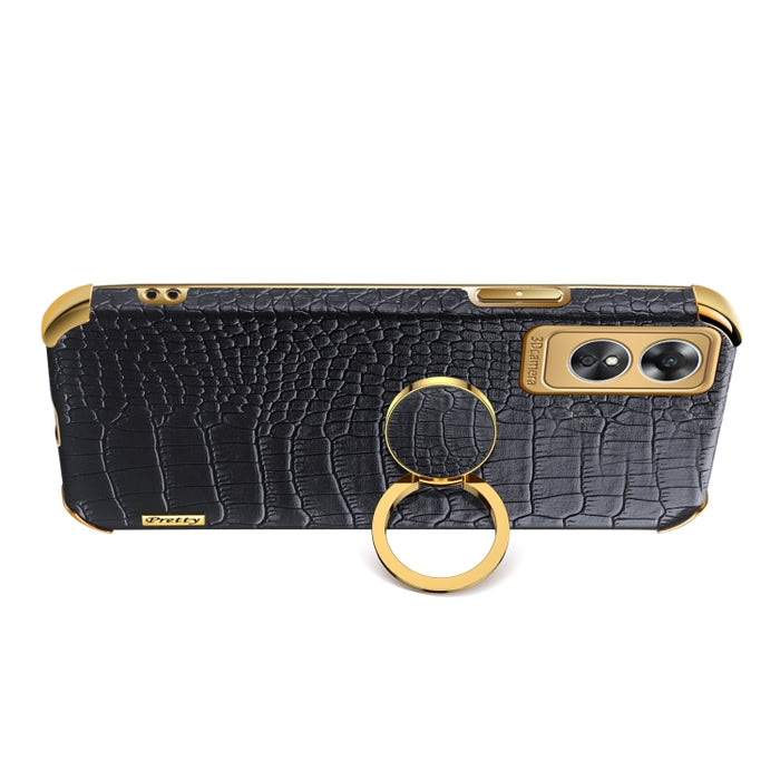 Estuche para teléfono con textura de cocodrilo galvanoplastia 6D con soporte, For OPPO A17, For Realme C21Y, For Realme C33, For OPPO Reno8 Pro+, For Xiaomi Redmi Note 12 China, For Xiaomi Redmi Note 12 Pro+ China, For Samsung Galaxy S23 5G            ...