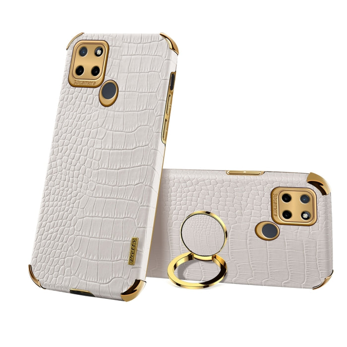 Estuche para teléfono con textura de cocodrilo galvanoplastia 6D con soporte, For OPPO A17, For Realme C21Y, For Realme C33, For OPPO Reno8 Pro+, For Xiaomi Redmi Note 12 China, For Xiaomi Redmi Note 12 Pro+ China, For Samsung Galaxy S23 5G            ...